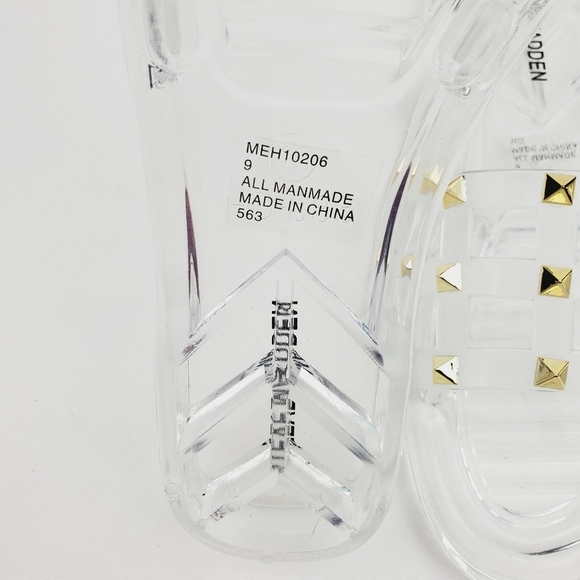 Steve madden clear studded slide Sandals - Picture 7 of 8